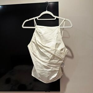 Zara Cream Sleeveless Top